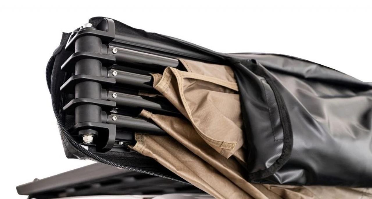 Rhino Rack Batwing Compact Markise, Linke Seite, mit STOW IT